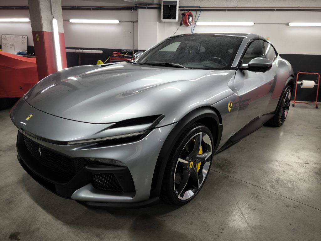 Préparation esthétique sur Ferrari Purosangue chez My DETAILING à Sausheim proche mulhouse