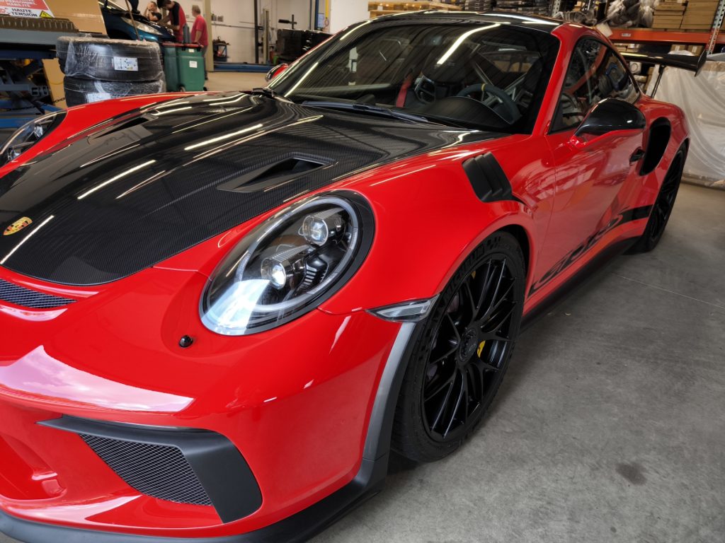 Préparation à la revente d’une Porsche GT3 RS à Mulhouse dans le Haut-Rhin